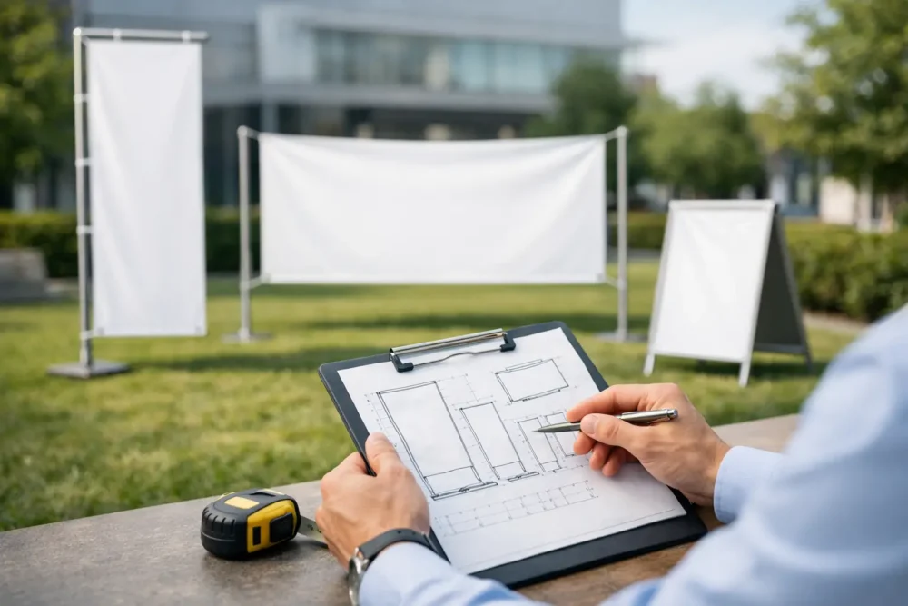 What Size Banner Do I Need for My Business?