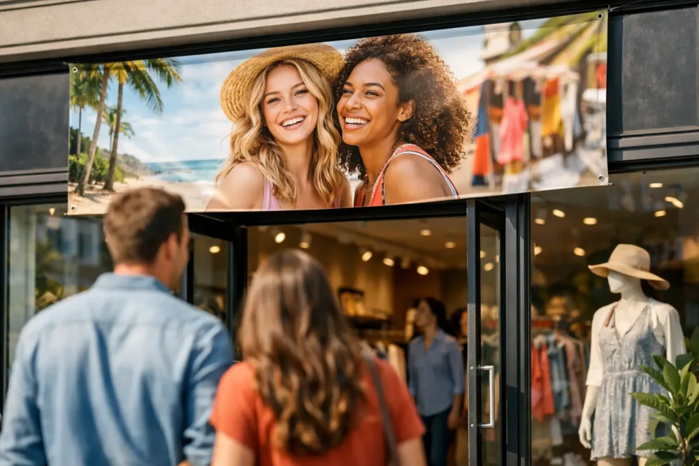 Storefront Banner Printing That Brings People In